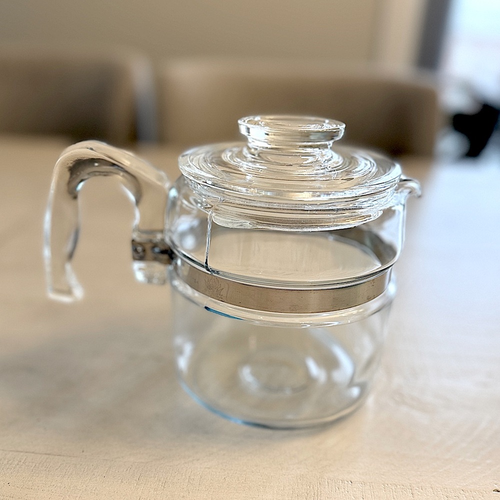 Vintage Pyrex 6-Cup Coffee Percolator #7754 NO PERCOLATOR